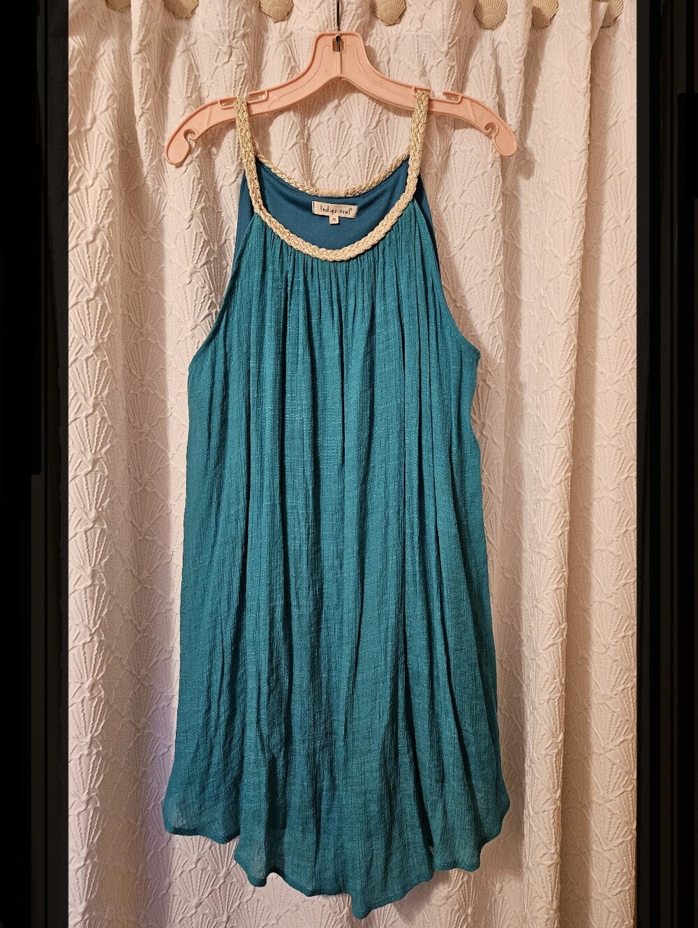 Indigo Soul Teal Braided Sun Dress